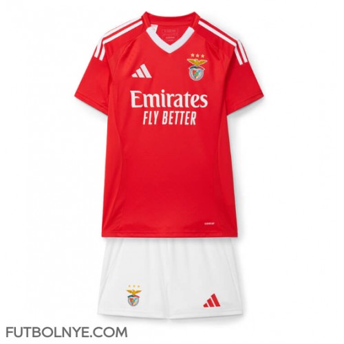 Camiseta Benfica Primera Equipación para niños 2024-25 manga corta (+ pantalones cortos)